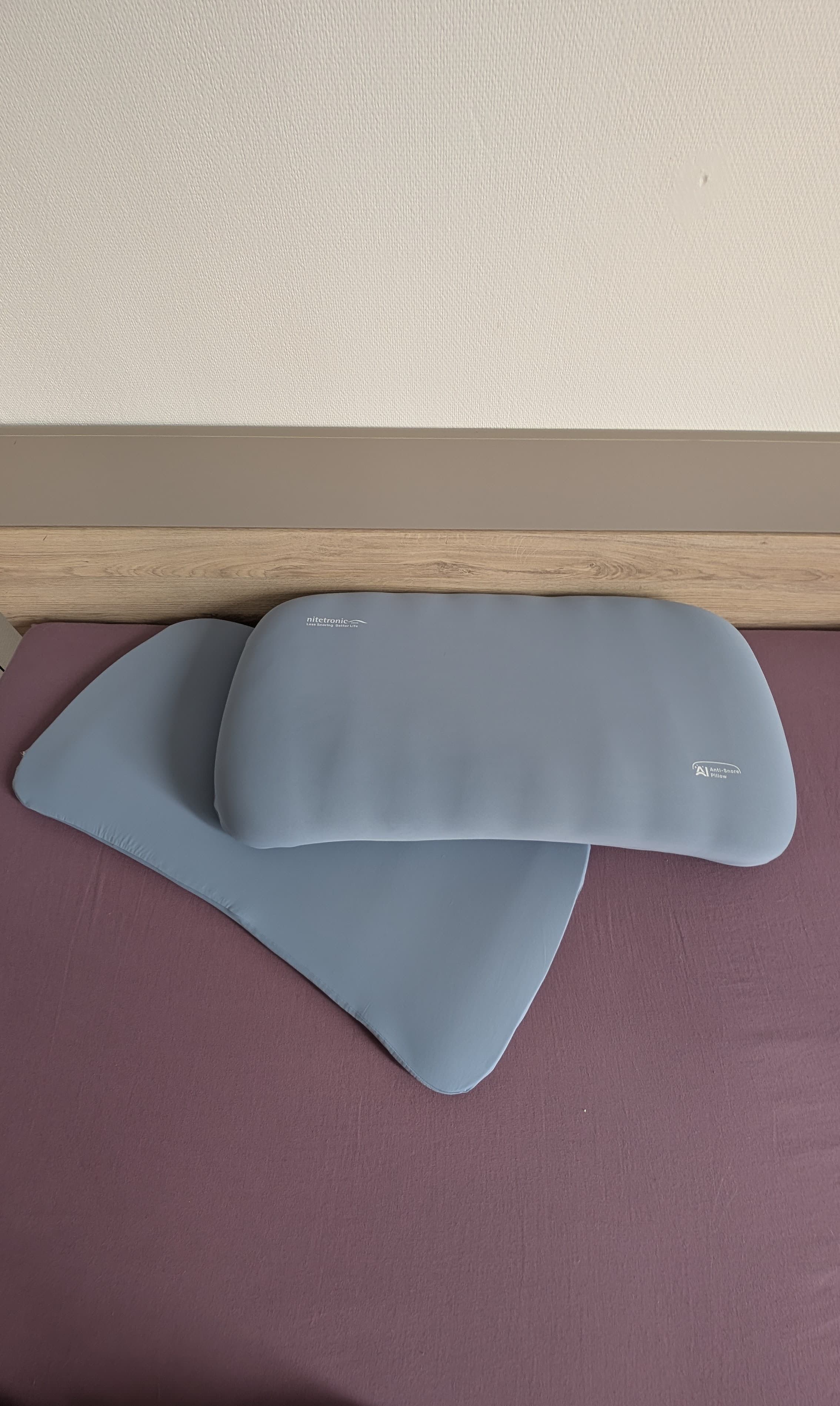 height adjustement of the anti snore pillow