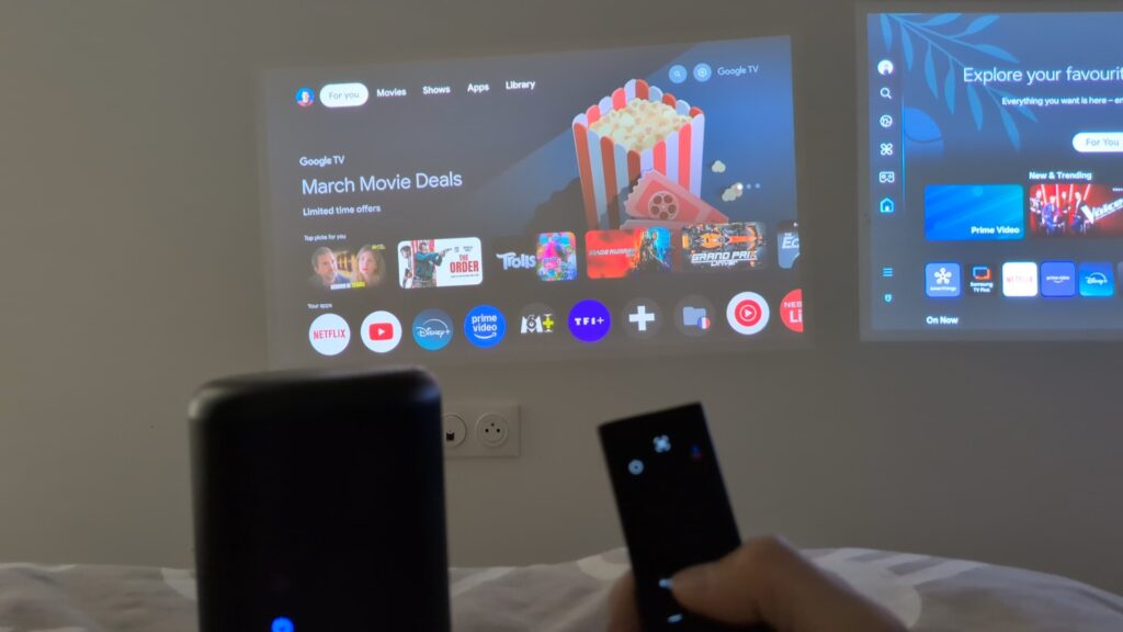 Google TV on Nebula Capsule 3