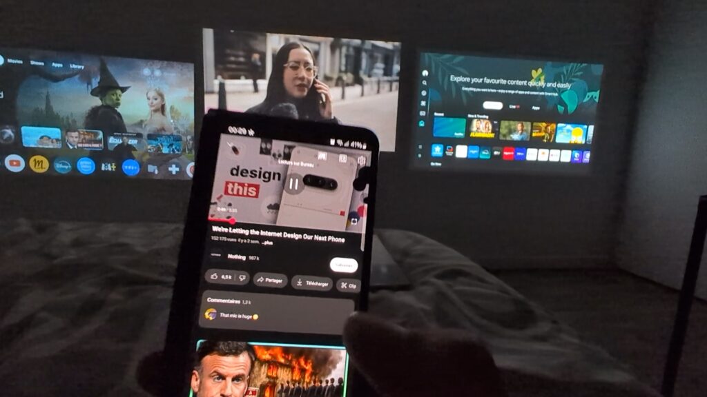 Chromecast on Nebula Capsule 3
